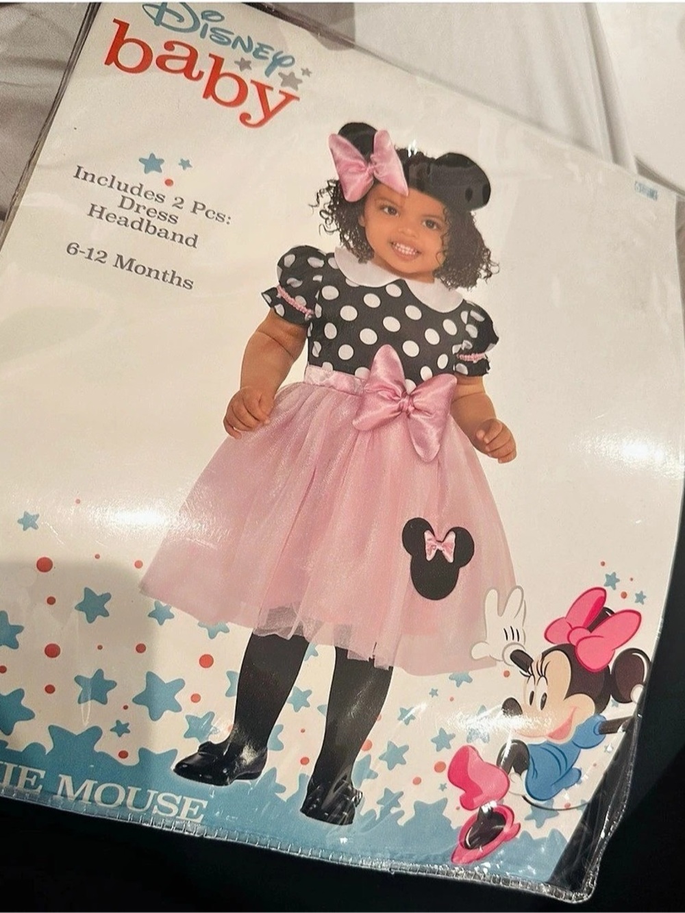 Disney Minnie Mouse Costume Girls 6-12 Months NWT